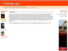 Tablet Screenshot of findinglisp.com